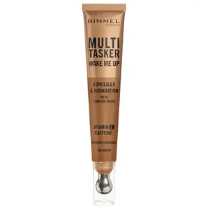 Тональный крем и консилер multi-tasker разбуди меня Rimmel, 20 мл., цвет 100 mocha