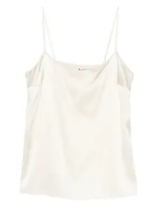 Топ на тонких бретельках Ermanno Scervino, нейтральный