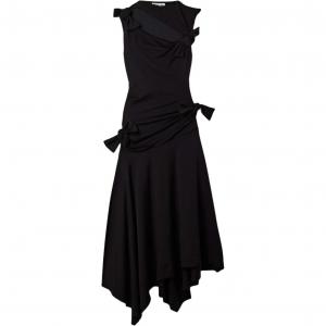 Платье с завязками Acne Studios, черный