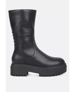 Женские ботинки Lewisa Panelled Lug Sole London Rag, черный