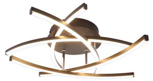 Светодиодный потолочный светильник Nettlife Carr, черный - металл - 52 x 13 x 52 см