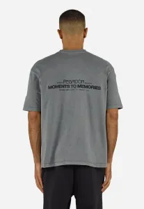 Футболка оверсайз с принтом hattem Pegador, Vintage Grey