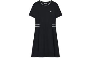 Платье с короткими рукавами женское темно-синее Fila