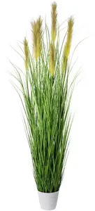 Креативная зеленая искусственная трава Creativ green 110 см, зеленый