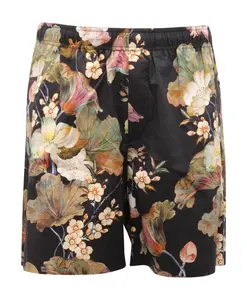 Хлопковые шорты-бермуды на шнуровке AmarãNto, мультиколор