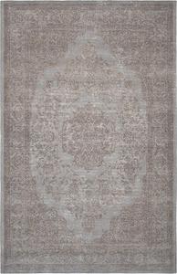 SAFAVIEH Classic Vintage Collection ковер 72 x 143 см - Grey, Oriental Medallion Cotton Design, Easy Care, идеально для помещений с высокой проходимостью: прихожая, гостиная, спальня (CLV121D)
