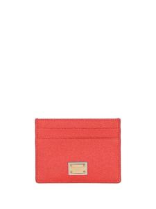 Dolce & Gabbana картхолдер Dauphine с логотипом, оранжевый