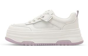 Кроссовки C°BANNER Skateboarding Shoes Women's Low-top White/Purple, фиолетовый