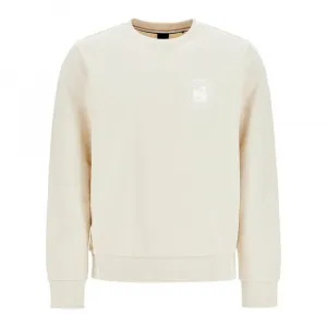 Босс свитшот с монограммным патчем HUGO BOSS, Ecru