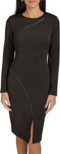 Женское платье-футляр на молнии Calvin Klein Scuba, Black