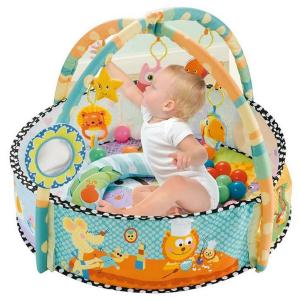 Обучающий коврик-манеж с шариками для малышей, большой интерактивный мягкий Sferazabawek
