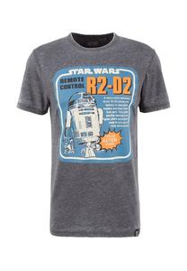 Футболка с пультом дистанционного управления star wars r2d2 в классическом дизайне Re:Covered, серый