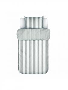 Постельное белье Mikkeli Percale серого цвета Essenza, 135x200 см (80x80 см)