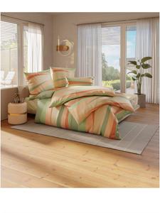 Постельное белье с принтом резеда и абрикос WITT WEIDEN, 155 x 220 + 80 x 80 см