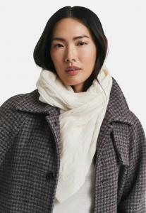 Шарф GANT Scarf, Cream/Beige