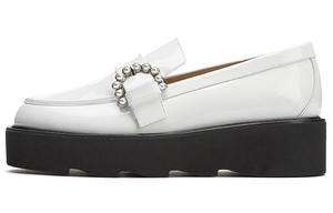Stuart Weitzman /SW Piper Superlift женские повседневные туфли, белые