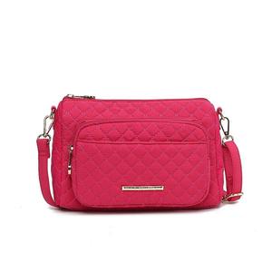 Mkf Collection Rosalie Женская стеганая хлопковая сумка через плечо от Mia K MKF Collection, цвет Fuschia