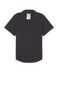 Рубашка OAS Nearly Black Cuba Waffle, цвет Nearly Black