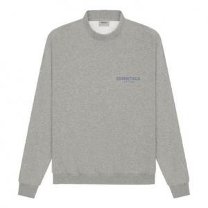 Худи Fear of God Essentials SS21 Pullover Mockneck Dark Heather Oatmeal, бежевый