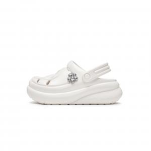 Champion Женские сабо Mushroom Clogs, молочно-белые/серебристо-белые