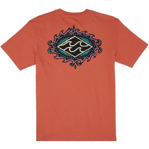 Футболки с мелками и волнами Billabong, красный