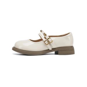 Туфли-марджери на массивном каблуке 3 см женские FIVE PLUS, бежевый