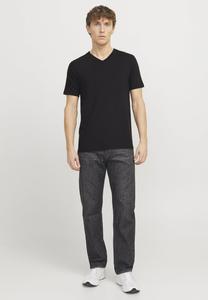 Базовая футболка 3ER PACK EINFARBIG V AUSSCHNITT aprel, черный