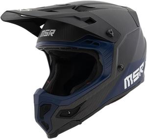Шлем кроссовый MSR Carbon Hex, черный / темно - синий
