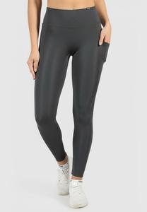 Леггинсы Smilodox LEGGINGS WITH TWO POCKETS HIGH-WAIST YOGA PILATES KELSY, Anthrazit/Anthracite