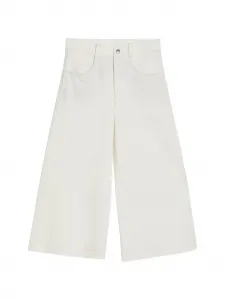 Брюки из эластичного хлопка Brunello Cucinelli Kids, белый