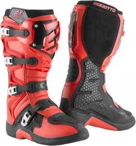 Мотокроссовые ботинки Bogotto MX-6, красно-черные, размер 43 EU, Red Black