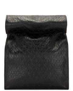 Сумка Saint Laurent Monogram Embossed Pouch, черный