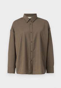 Блузка на пуговицах DOACITY American Vintage, темно-зеленый