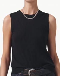 Джерси Современная майка мускулистая в черном Citizens of Humanity