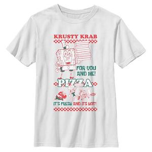 Футболка с принтом Krusty Krab Pizza для мальчиков 6-20 Nickelodeon