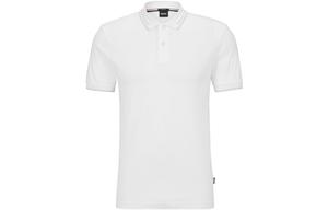 HUGO BOSS Белая поло для мужчин