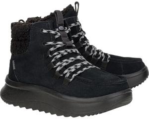 Лоферы Hey Dude Wendy Peak Apres Suede Cozy, черный