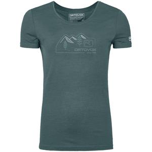 Рубашка 150 классный винтажный значок ts w Ortovox, серый