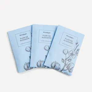 Набор из 3 саше El Corte Inglés Cotton Flower с ароматом цветов, разноцветный