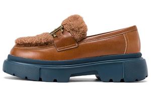 Лоферы женские коричневый Aokang