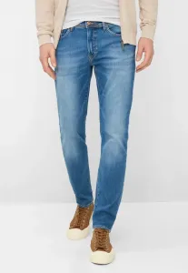 Стиль криса: джинсы узкой Brax, Blue Used