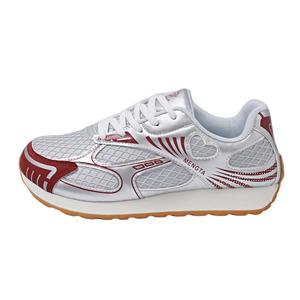 Black-tailed deer Чернохвостые оленята Легкие дышащие и устойчивые к истиранию низкие кеды женские Бордовые, цвет Burgundy