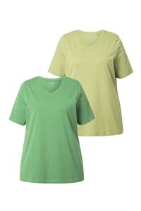 Футболка Ulla Popken, Limone/Grass green