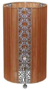 Тканевая настольная лампа Näve; Цвет: капучино, 3112214, коричневый