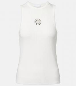 Топ с декором из хлопковой смеси Rabanne, White