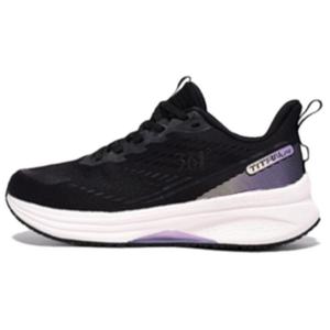 Кроссовки женские низкие Obsidian Black/Digital Lavender 361°