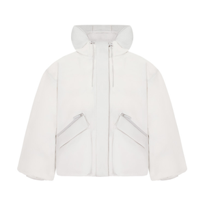 Пуховик женский New Balance, светло-серый