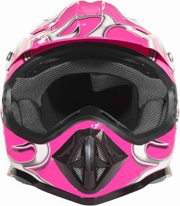 Шлем детский Typhoon Helmets с очками и перчатками, розовый