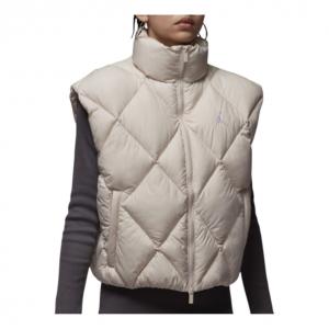 Жилет (WMNS) Air Jordan Brooklyn Quilted Puffer Vest 'Light Orewood Brown'