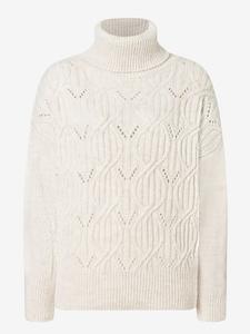 Пуловер More & More Rollkragenpullover, кремовый